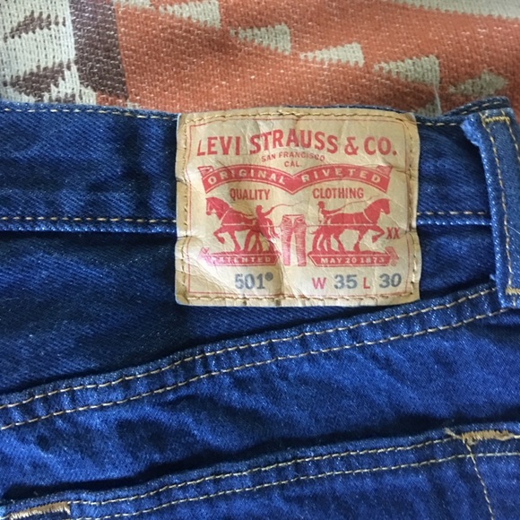 Levi's 501 Button Fly - Picture 3 of 4